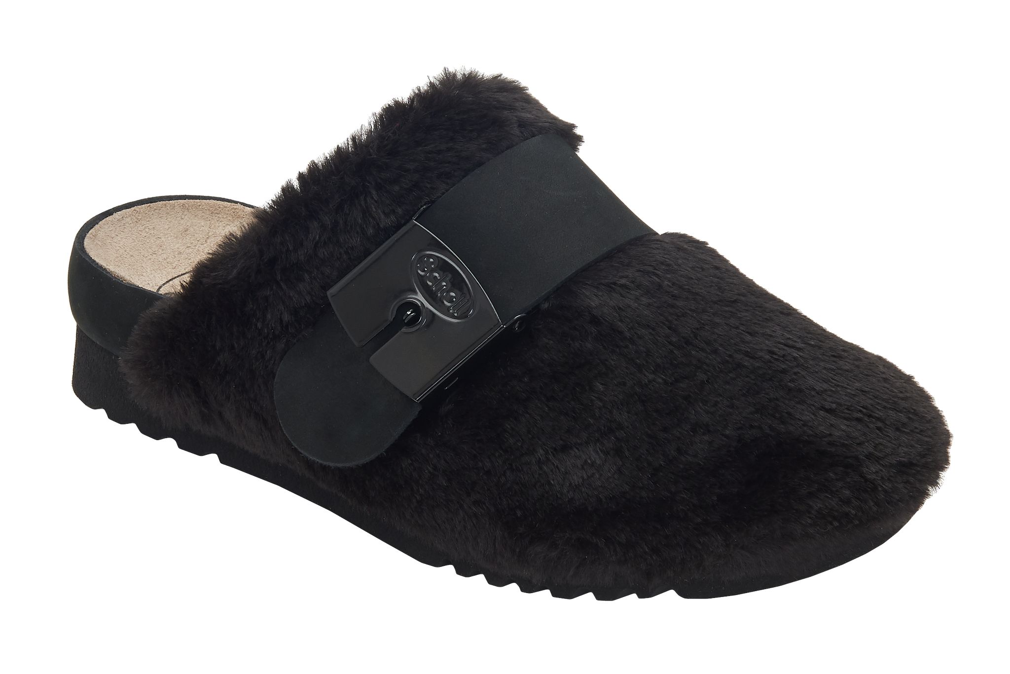 Scholl ALASKA - dámská domácí zdravotní obuv barva černá velikost 37