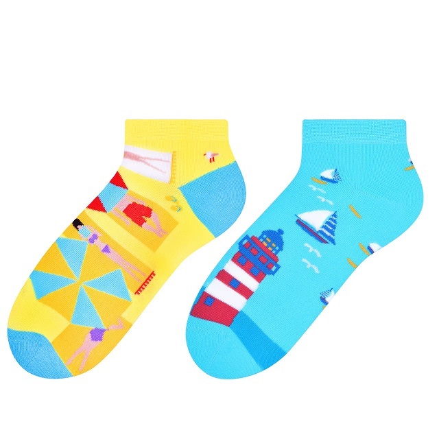 Ponožky PLÁŽ nízké dámské barevné    35 - 38