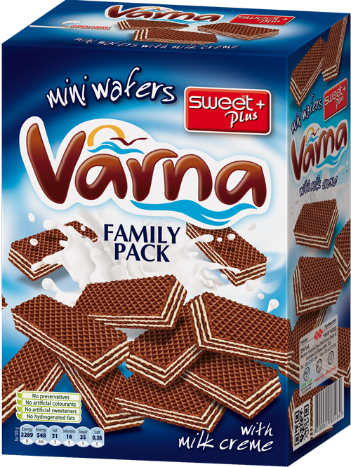VARNA - Oplatky s mléčným krémem 260 g