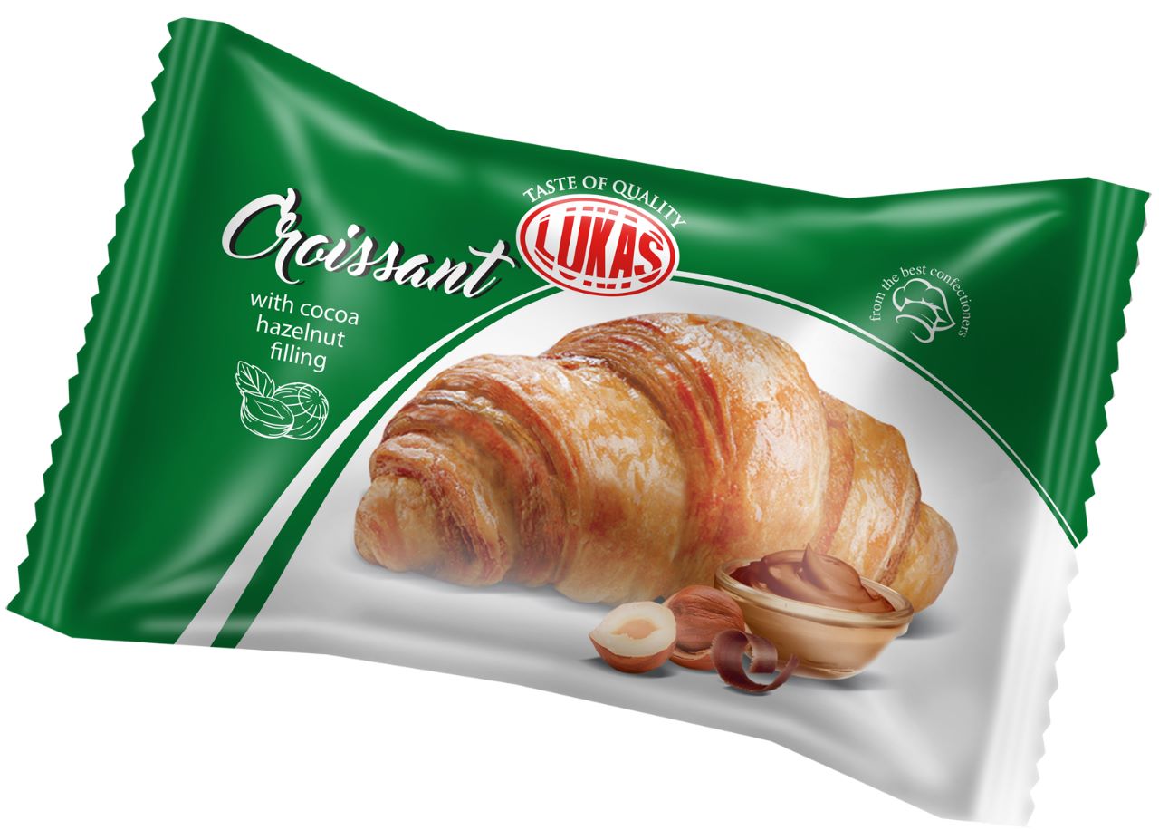 Croissant s kakaovo-oříškovou náplní 45 g