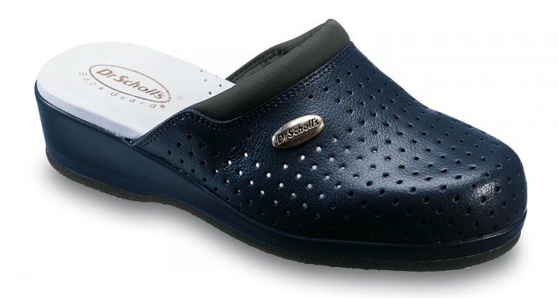Scholl CLOG BACK GUARD -  zdravotní pantofle PROFESIONAL barva námořnická modř velikost 36