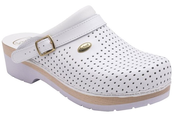 Scholl CLOG S/COMF -  zdravotní obuv PROFESIONAL barva bílá velikost 45