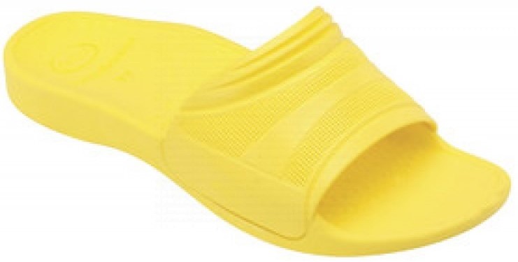 Scholl NEW CANADIAN - dámské zdravotní pantofle barva žlutá velikost 35
