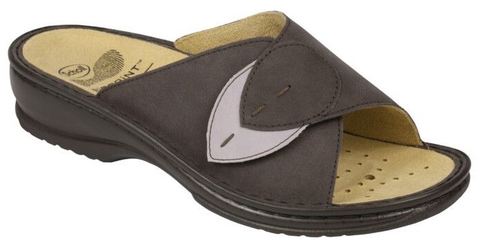 Scholl DAMA - dámské pantofle barva švestková velikost 37