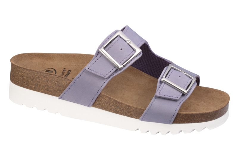Scholl FILIPPA - dámská zdravotní pantofle barva levandulová velikost 41