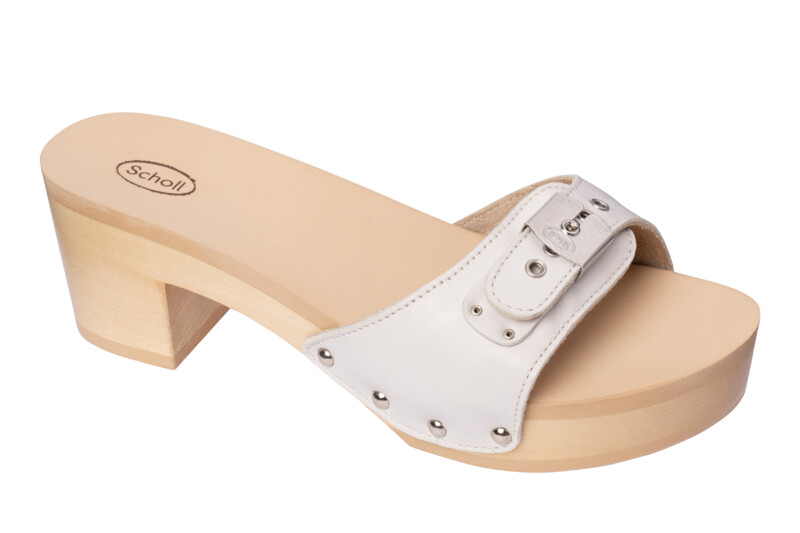 Scholl PESCURA - dámské  prémiové pantofle barva bílá velikost 38