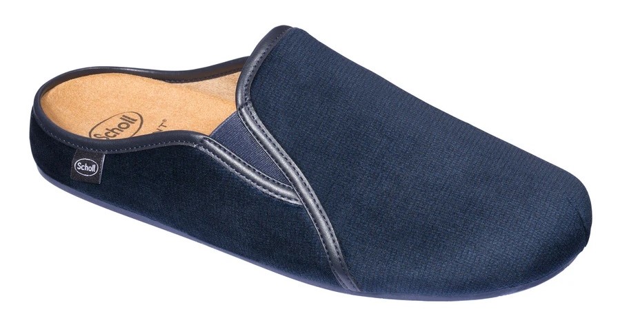 Scholl FELCE - zdravotní pánská domácí obuv barva námořnická modř velikost 41