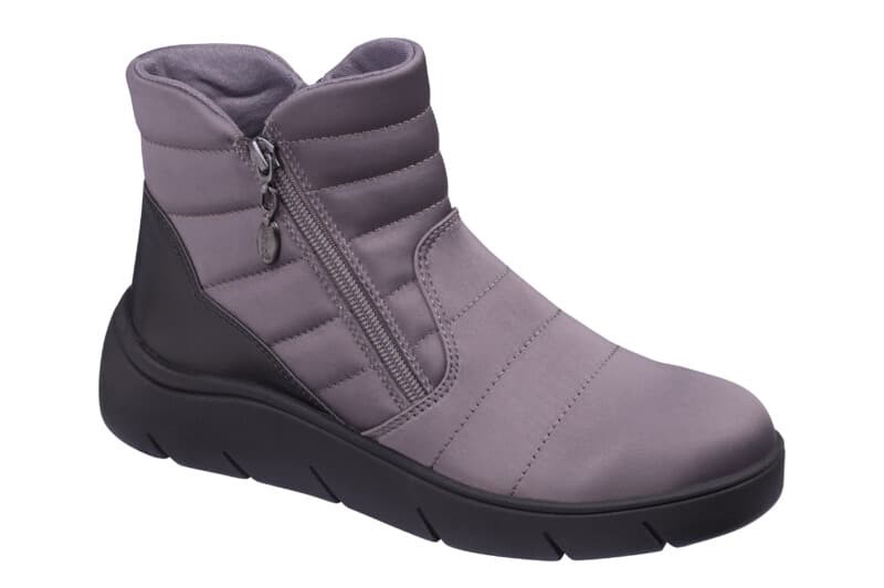 Scholl APRICA - dámská zimní obuv barva tmavě šedá velikost 38