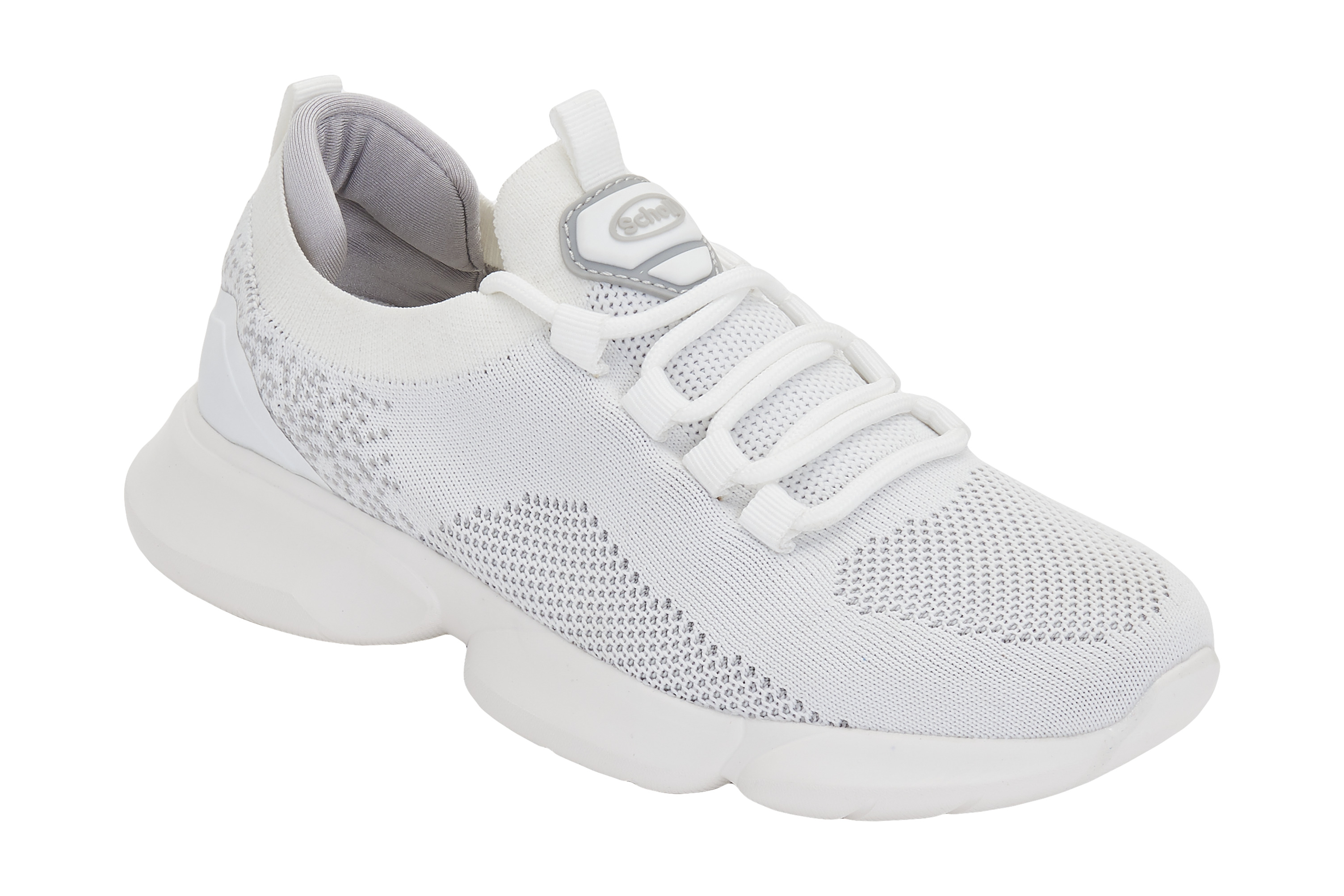 Scholl CAMDEN Knitex - dámská zdravotní obuv barva bílá velikost 42