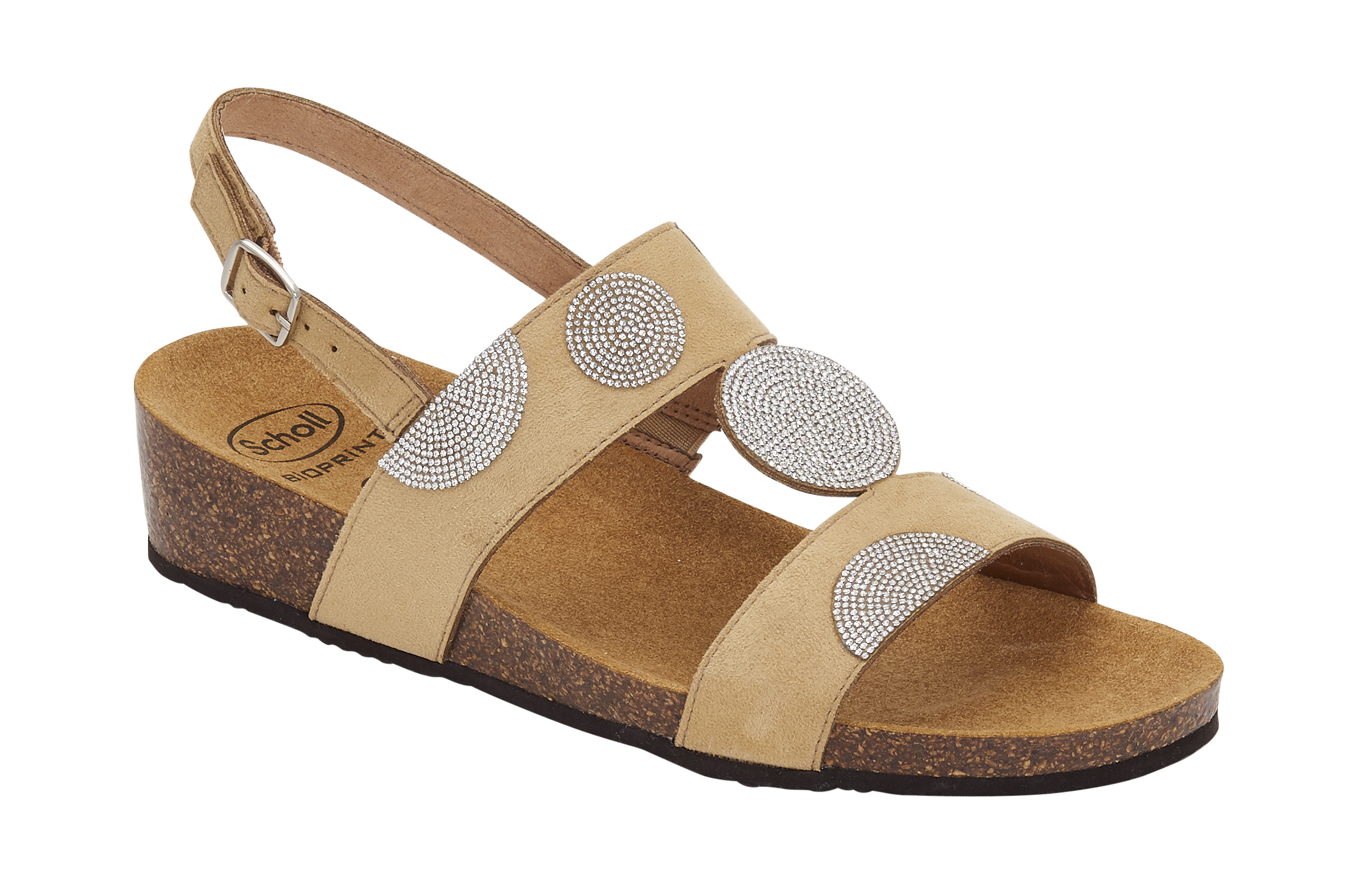 Scholl  DUBAI SANDAL - dámské zdravotní sandále barva béžová velikost 38