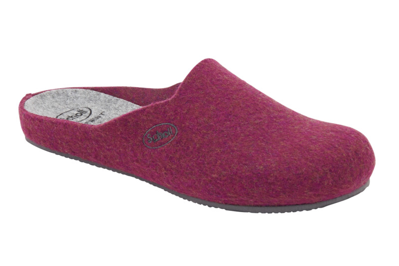 Scholl LAYE - zdravotní dámská domácí obuv barva purpurová velikost 37