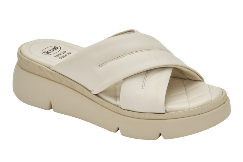 Scholl BALI CROSS - dámské zdravotní pantofle barva bílá velikost 37