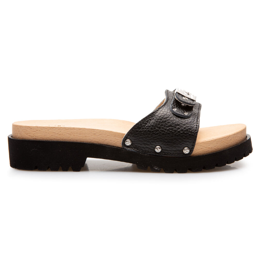 Scholl PESCURA CARROARM - dámské luxusní pantofle barva černá velikost 39
