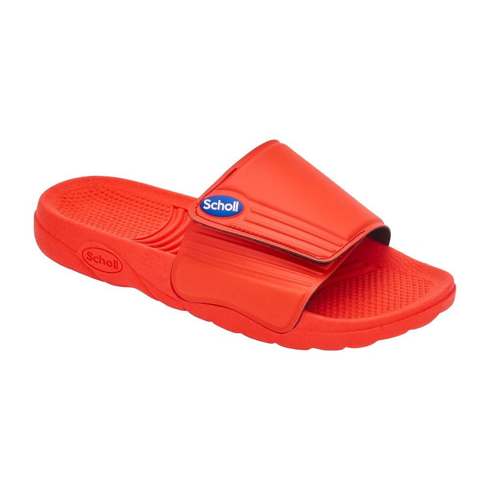 Scholl NAUTILUS - unisex zdravotní pantofle barva červená velikost 38
