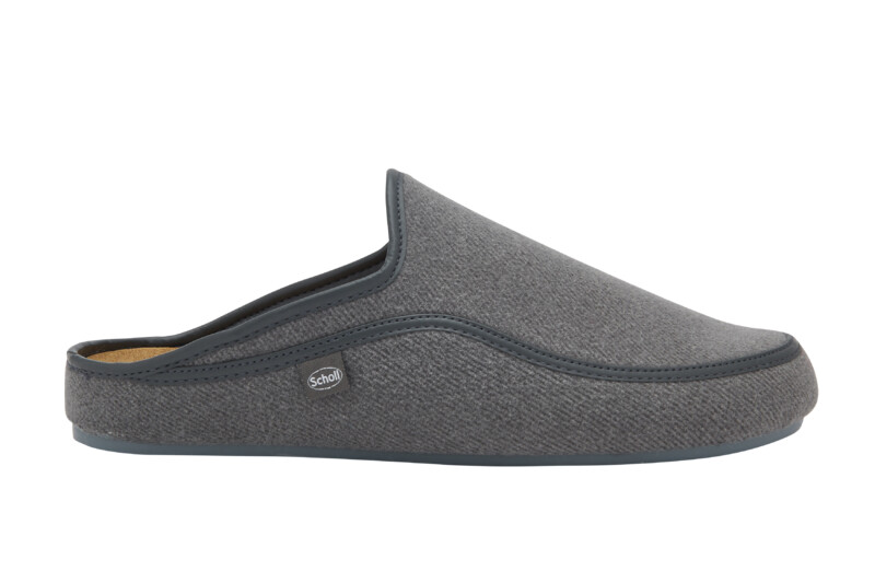 Scholl BRANDY - pánská zdravotní domácí obuv barva šedá velikost 42
