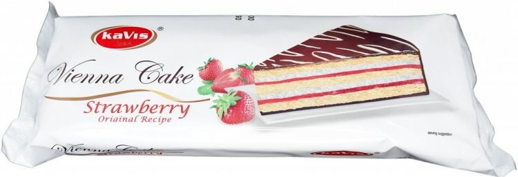 Vienna Cake - piškotový dort s jahodovou náplní 200 g