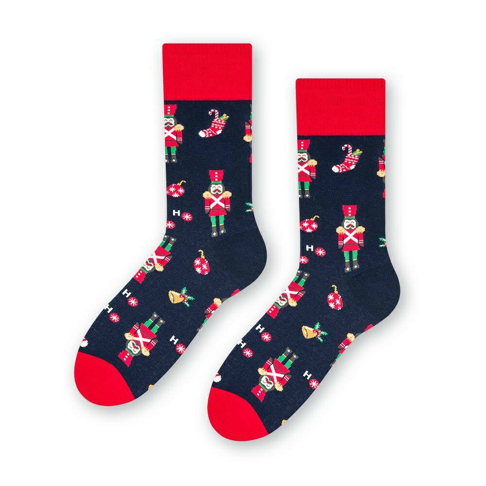 Ponožky - veselé zimní barevné velikost L(41-43)