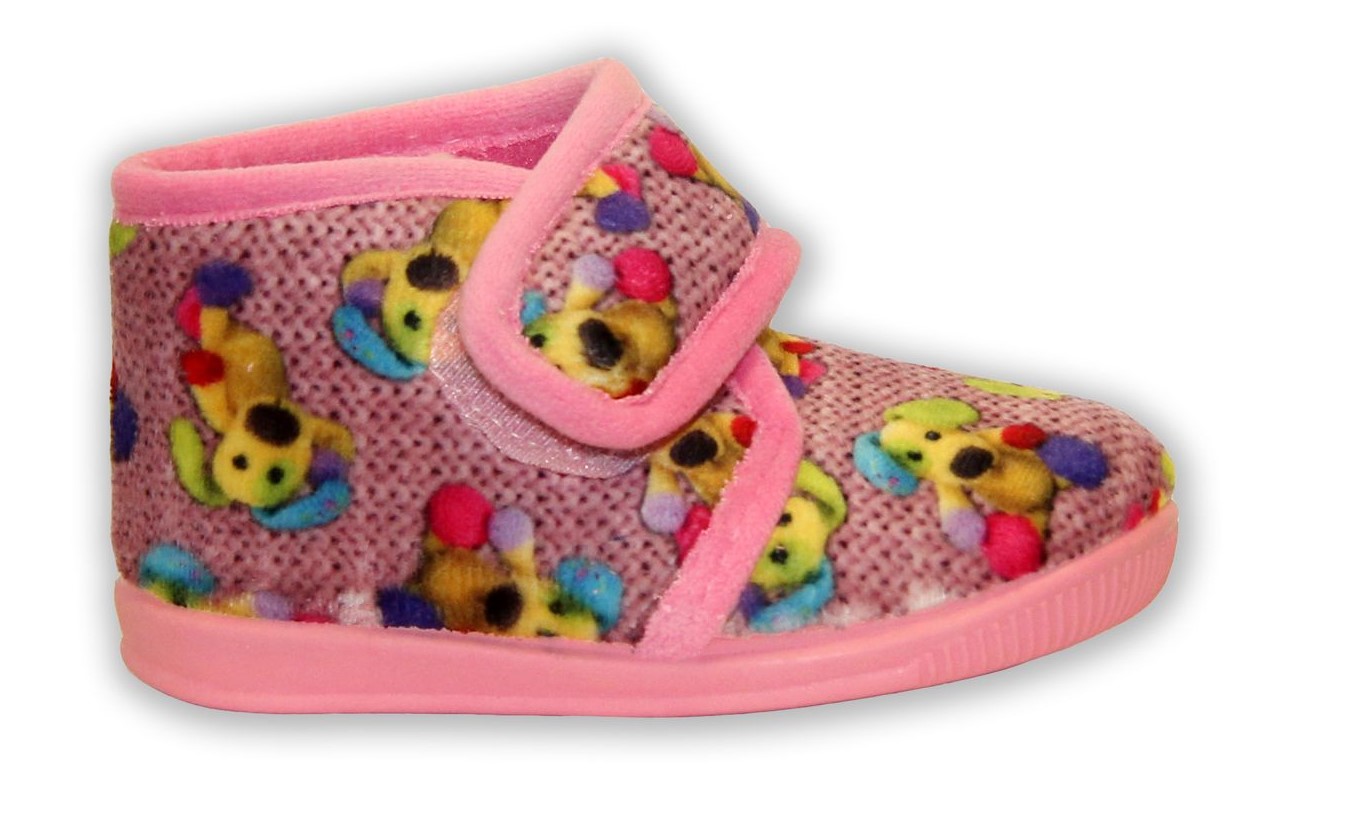 Patrizia dětské papuče - růžové