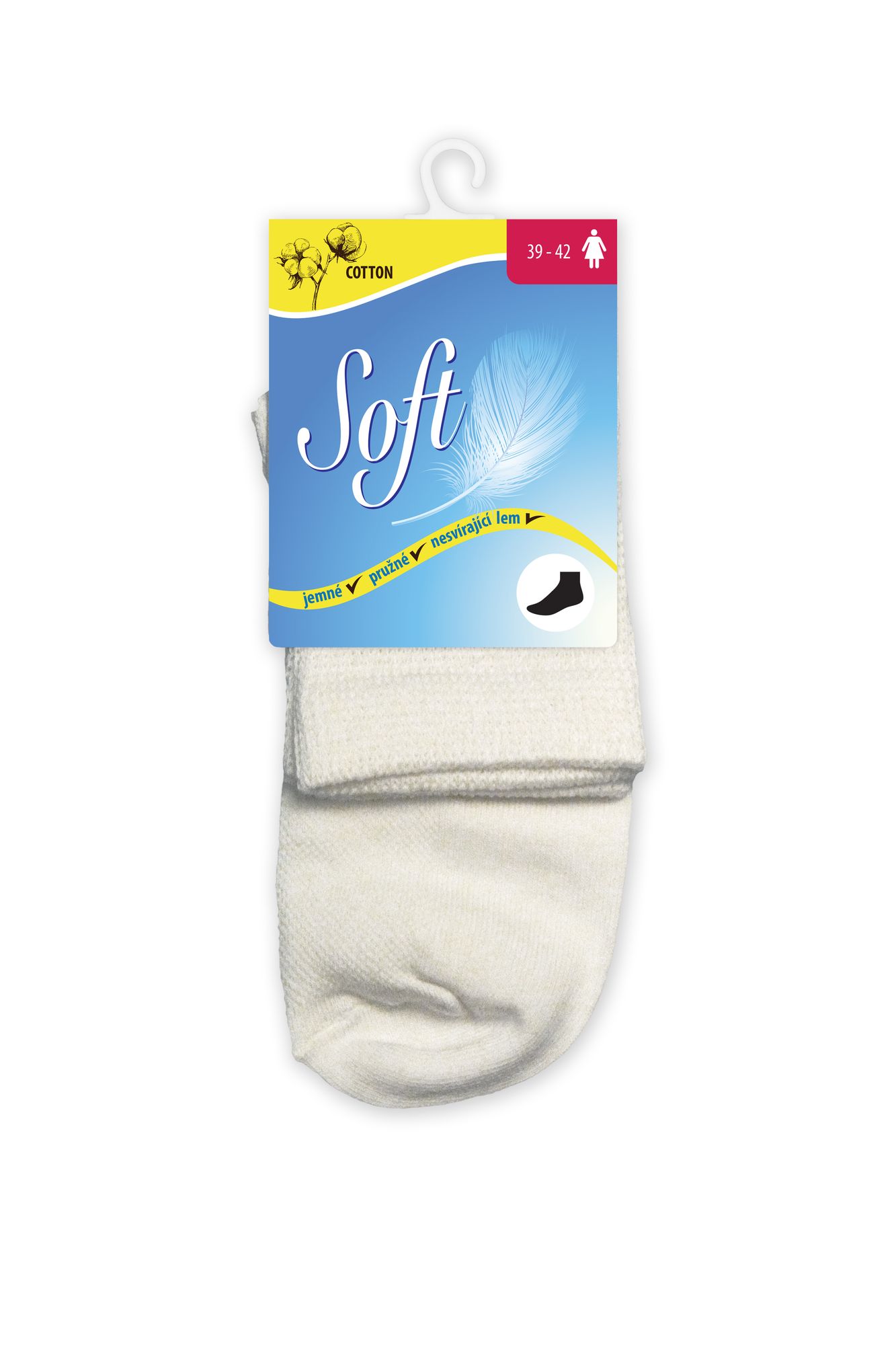 Bavlněné ponožky střední velikost S(35-38)