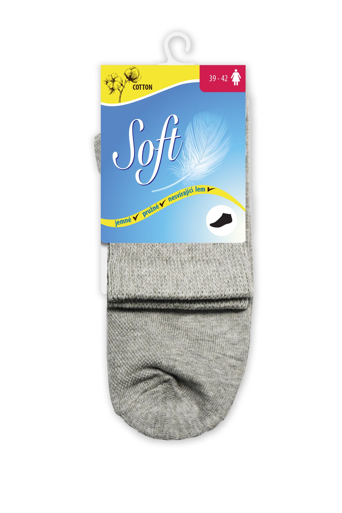Bavlněné ponožky střední velikost S(35-38)