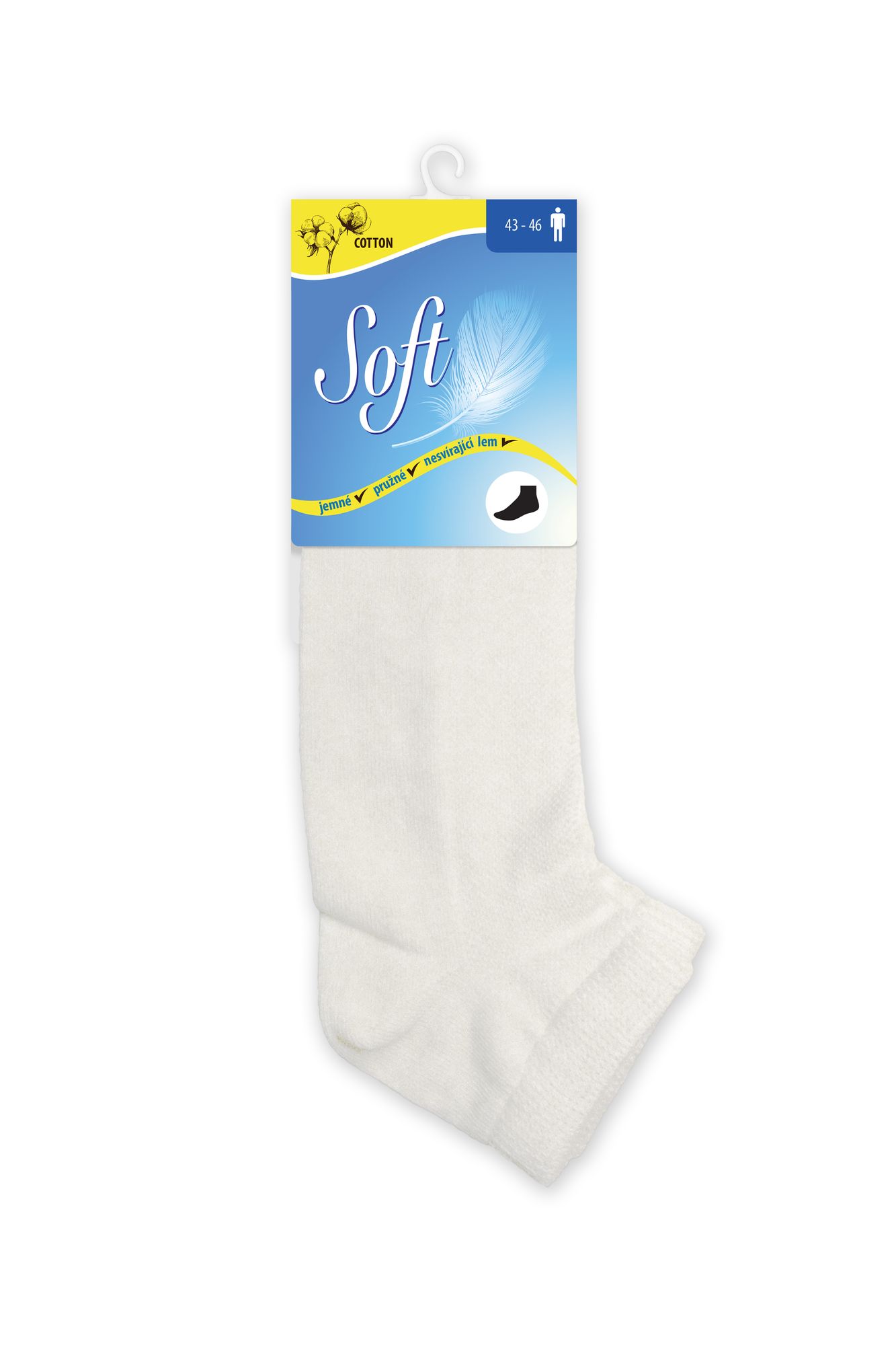 Bavlněné ponožky nízké velikost M(39-42)
