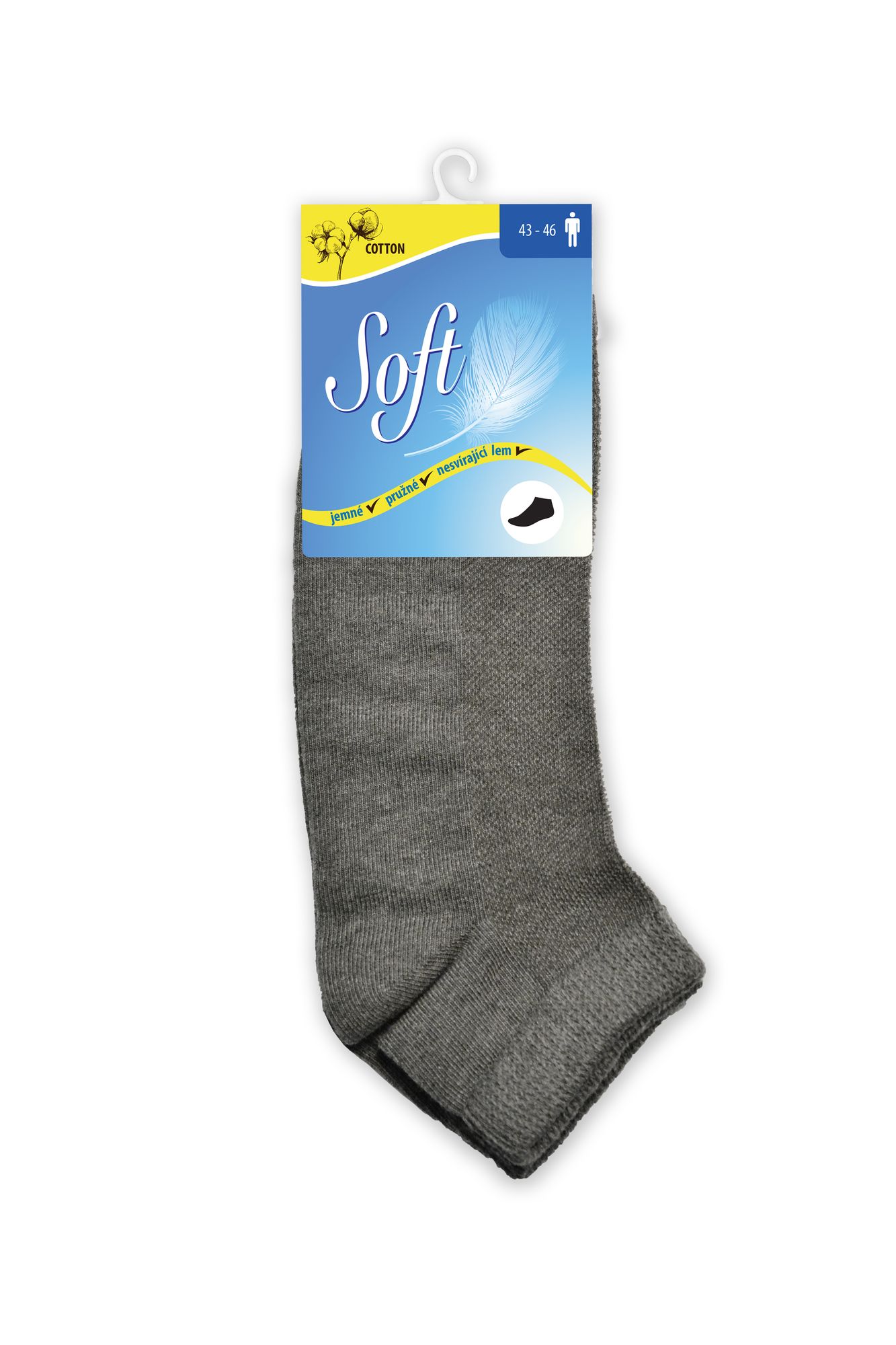 Bavlněné ponožky nízké velikost M(39-42)