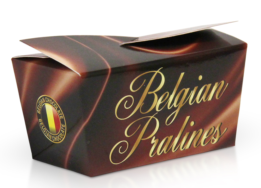Belgické pralinky Cubix minibonboniéra 20 g