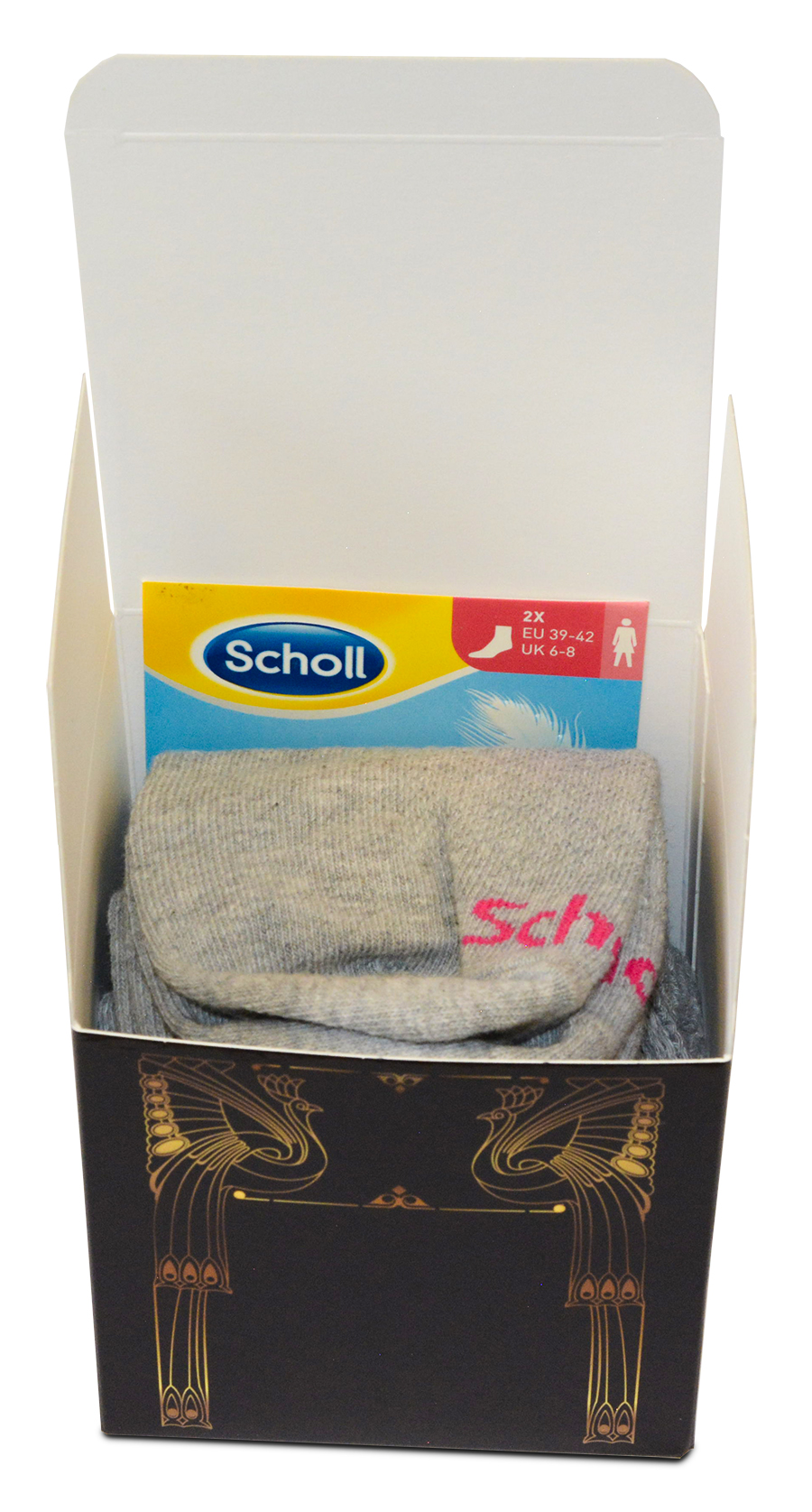 6. Dámské ponožky SCHOLL v dárkové secesní krabičce velikost 39 - 42