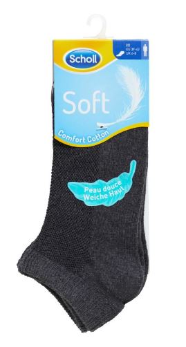 SCHOLL Ponožky pánské Soft NOS  2 - pack kotníkové velikost M(39-42)