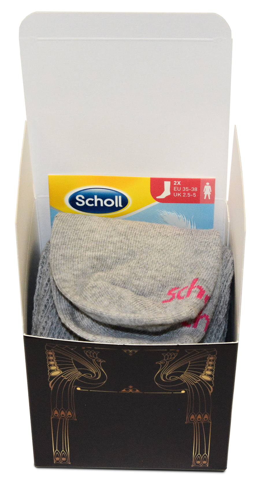 12. Dámské ponožky SCHOLL Soft NOS v dárkové secesní krabičce velikost 35 - 38