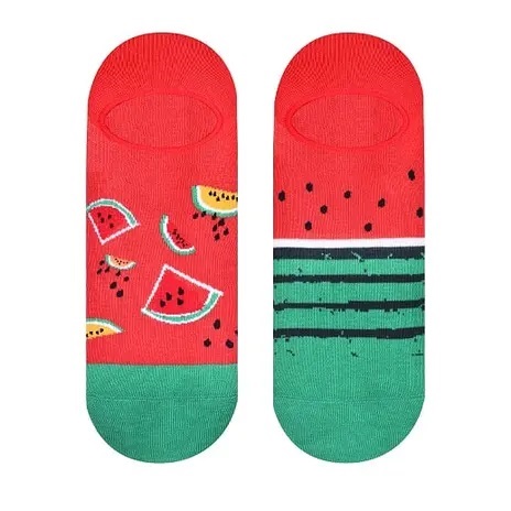 Ponožky  veselé MELOUN - ťapky velikost S(35-38)